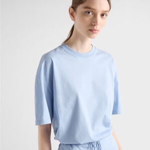 Prada women's light blue  Tee